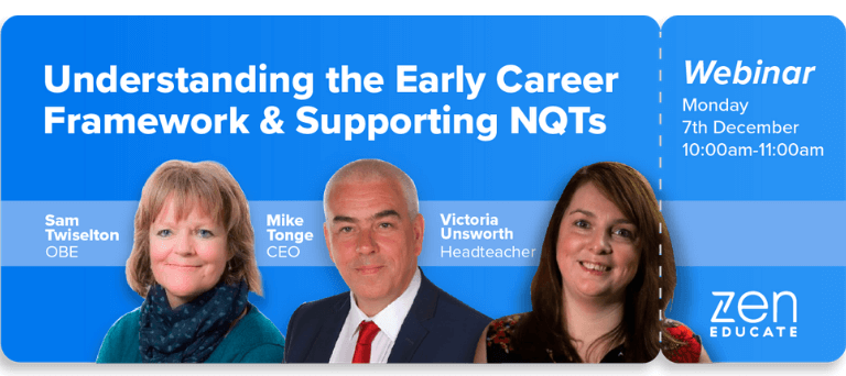 Understanding the Early Career Framework and Supporting NQTs: Key insights from our webinar 